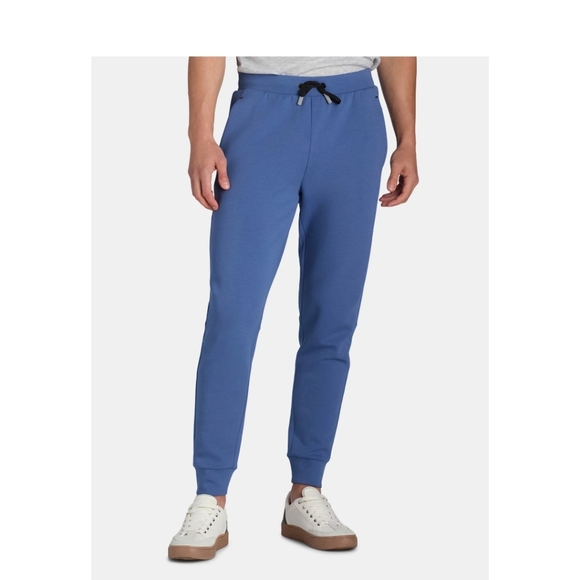 Athletic Works Men's Size 3XL (48-50) Fusion Knit Joggers London Blue - Picture 1 of 10